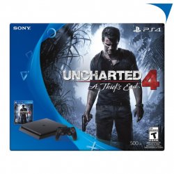 Consola Playstation 4 500GB +  Uncharted