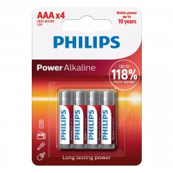 Pilas AAA Philips (unidad)