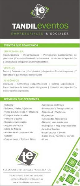 Tandil Eventos - Organizaci�n Integral