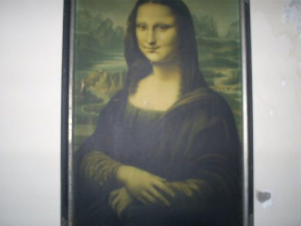 CUADRO REPRODUCCION D LA GIOCONDA. 1930