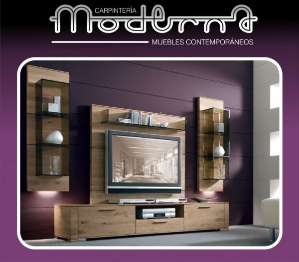 PROMO MESA TV + CHIFONIER + BIBLIOTECA