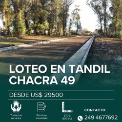 Lote | Loteo Chacra 49- ZonaLa Rural | Tandil