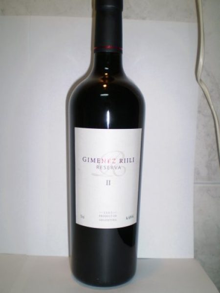 VINO RESERVA (GIMENEZ RIILI)