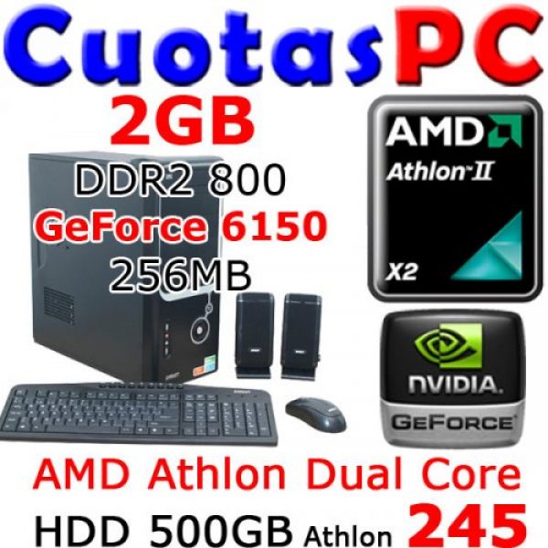 PC Completa Dual Core GeForce nVidia