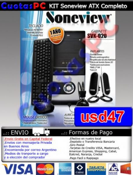CuotasPC: KIT Micro ATX SoneView