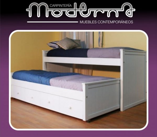 CAMA INFANTIL CUCHETA Y NIDO