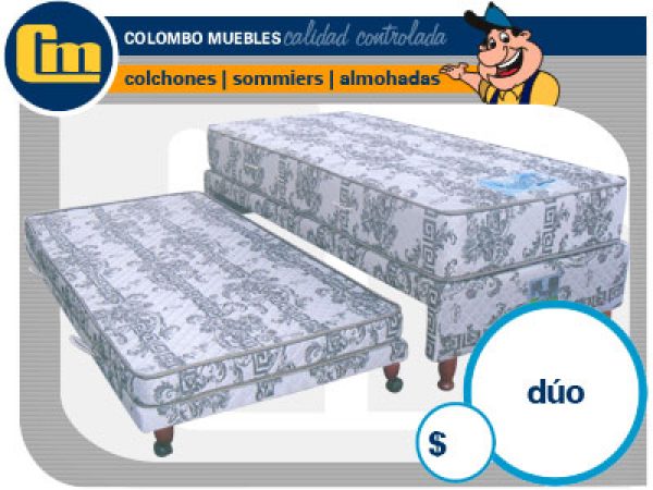 SPRINGWALL DOS CAMAS EN UNA