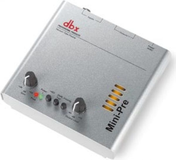 Preamplificador valvular dbx minipre