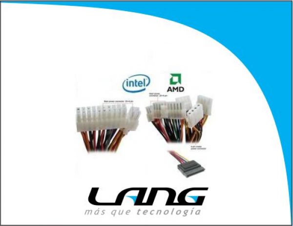 FUENTE 450W 20+4 SATA COOLER 12CM BOX