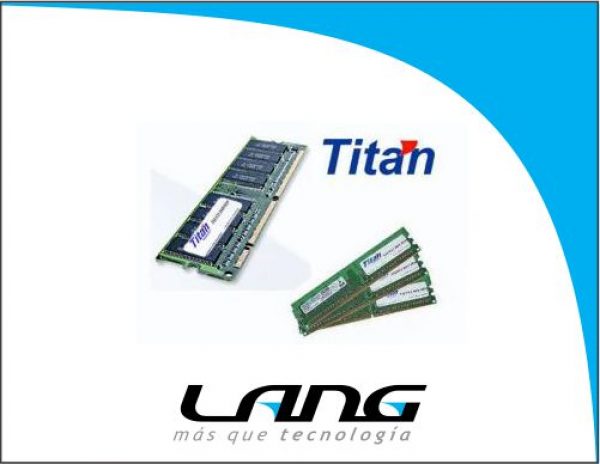 MEMORIA DDR 1GB 400/333 TITAN PC VIEJAS