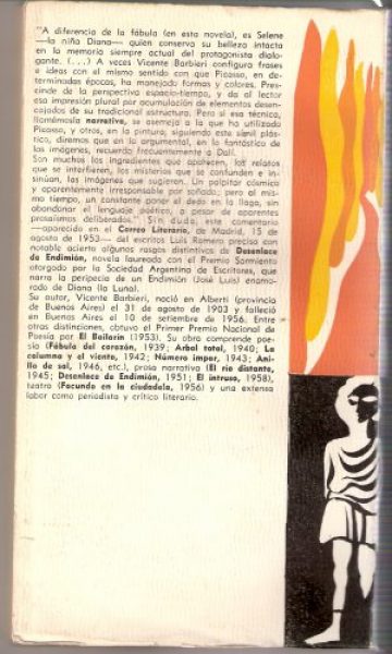 DESENLACE DE ENDIMION. VICENTE BARBIERI. LOSADA 1974