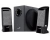 SISTEMA AUDIO GENIUS 2.1 C/WOOFER 12WATT