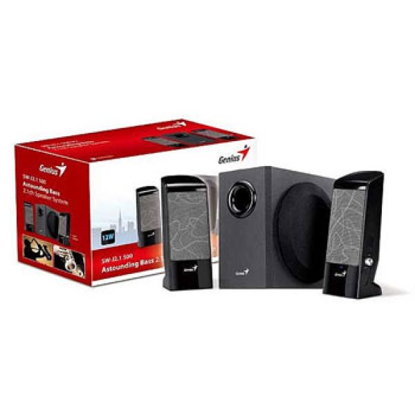 SISTEMA AUDIO GENIUS 2.1 C/WOOFER 12WATT