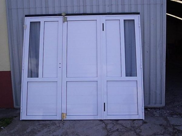 PORTON PLEGADIZO ALUMINIO BLANCO 
