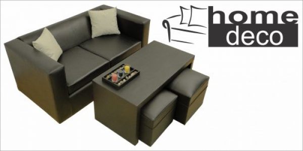 Sillon SOFA 3 Cpos + Mesa Ratona y PUFF