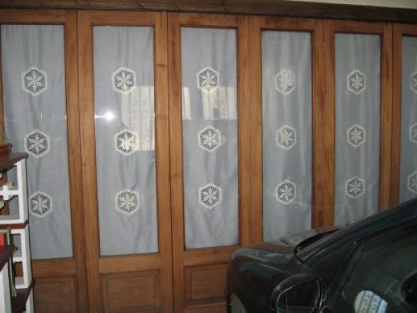 puerta antigua doble hoja de cedro