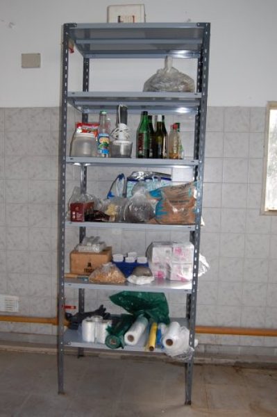 Rack met&aacute;lico de 6 estantes
