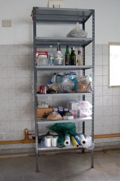 Rack met&aacute;lico de 6 estantes