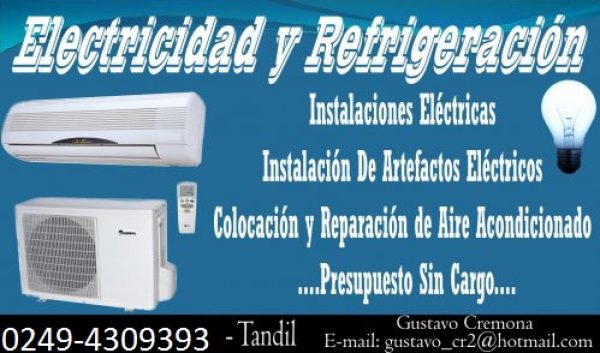 Aire Acondicionado  y Electricidad 