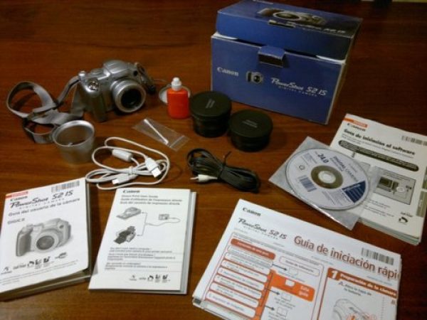 Camara Canon PowerShot S2 IS con lentes 