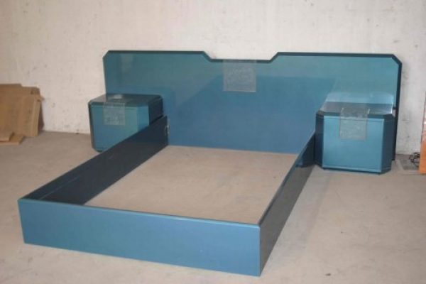 Juego de dormitorio 2 plazas laqueado
