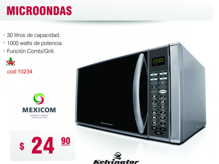 Microondas Kelvinator en Tandil - Región 20