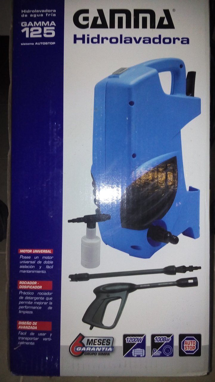 Hidrolavadora Gamma 125 1200w en Tandil - Región 20