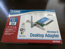 Placa WiFi PCI D-Link DWL-G510 54Mbps