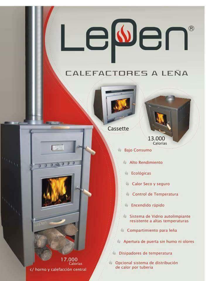 Lepen calefactores a Leña en Tandil - Región 20