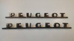 Insignias originales Peugeot metal