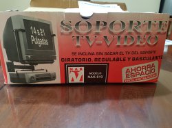 soporte para TV y  video