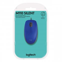 Mouse USB M110 Silent Azul Logitech