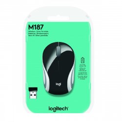 Mouse Inalambrico M187 Negro Logitech
