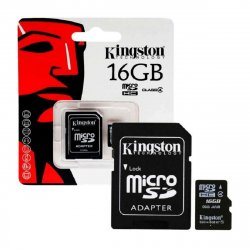 Memoria MicroSD 16GB Clase 4 Kingston