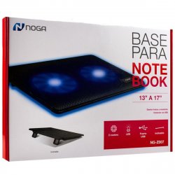 Base Cooler Doble Notebook 13 a 17 Noga