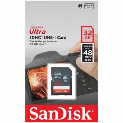 Memoria SD 32GB Ultra Clase 10 48mb/s