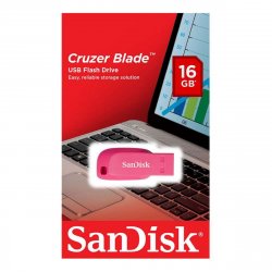 Pendrive 16GB Cruzer Blade Rosa Sandisk