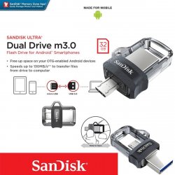 Pendrive 32GB Dual Drive M3.0 Sandisk
