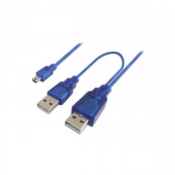 Cable MiniUsb 2.0 a 2 Usb 1m Ns-Camiusba