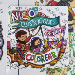 Nico Ilustraciones para colorear