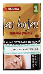 Tabaco Las Hojas Premium Natural x30grs.