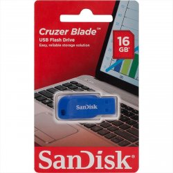 Pendrive 16GB Cruzer Blade Azul Sandisk