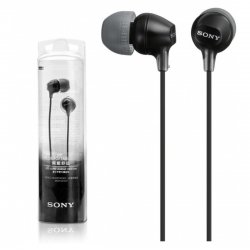 Auriculares Mdr-Ex15Lp Negro Sony