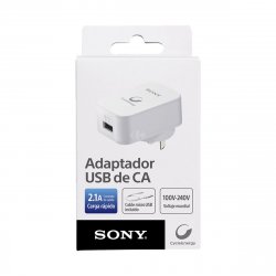 Cargador Microusb Con Cable 5V 2.1A Sony