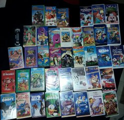 Pack de VHS Películas infantiles