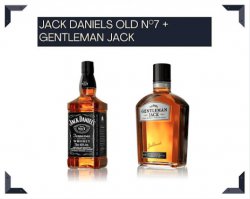 Gentleman Jack + Jack Daniels Old N° 7 