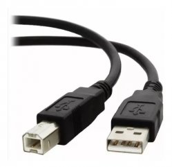 Cable impresora USB 2.0 3mts diam 3.8mm