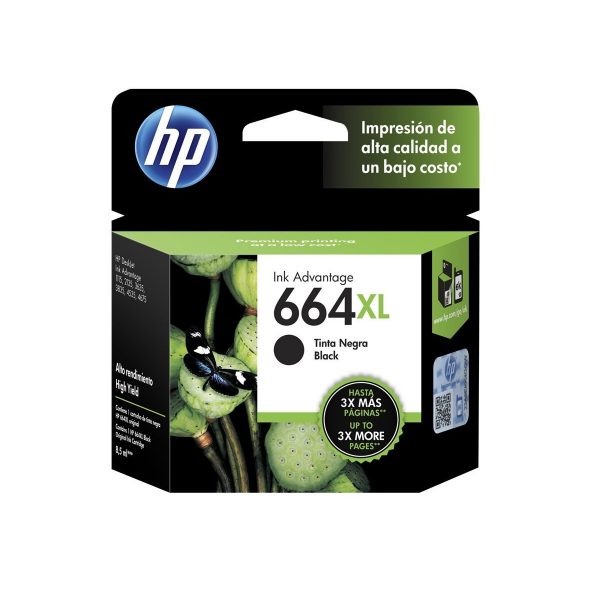Cartucho HP 664XL Negro Original - Tandil
