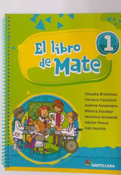 El Libro de Mate 1 Santillana -  B/N - Tandil