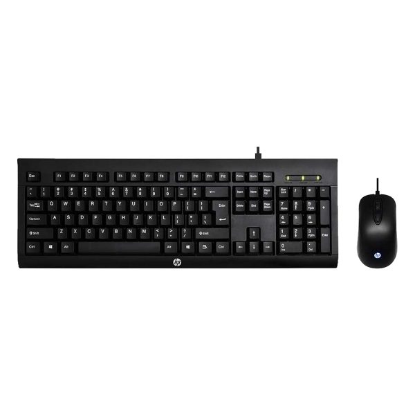 Kit Teclado Mouse Gamer KM100 Negro HP - Tandil
